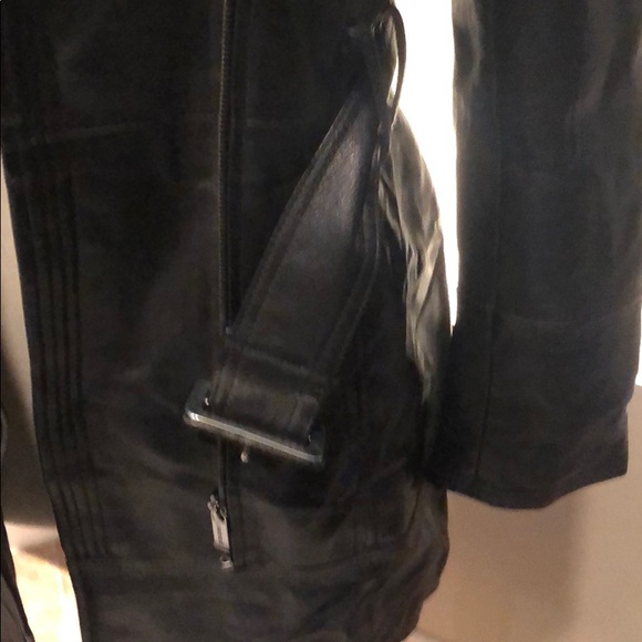 Black Bebe trenchcoat size L - Picture 3 of 8